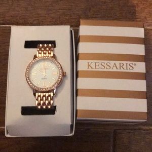 Kessaris rose gold watch